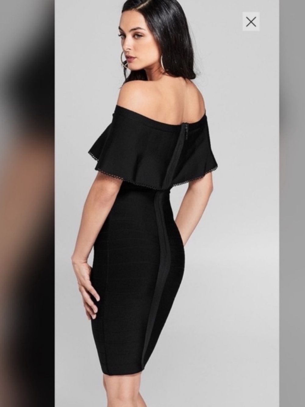 Marciano Meldon Bandage Dress Pure Love Black Size S Retail $198